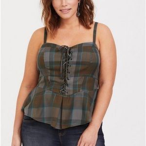 Torrid Outlander Mackenzie Tartan Corset